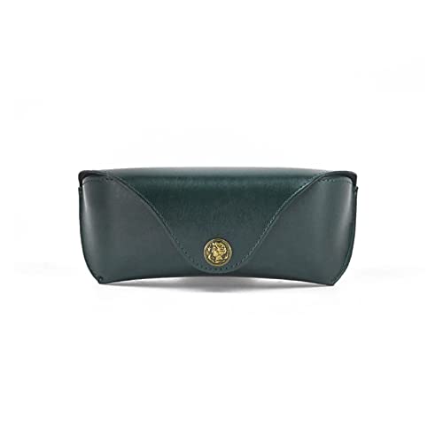 Étui à lunettes en cuir marron style rétro un cadeau élégant et utile