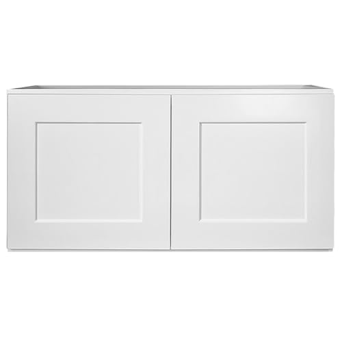 Image of Design House Brookings Kitchen Bridge Wall Cabinet, 36 inch, White