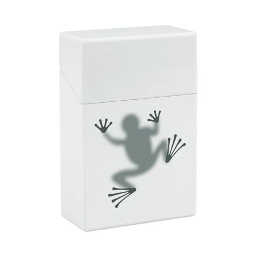 蛙 シルエット かわいい タバコカバー 20本収納 シガレットケース 煙草ケース 煙草入れ 煙草箱 喫煙具 タバコ 保護カバー タバコ箱 シガレットケ たばこケース 携帯に便利