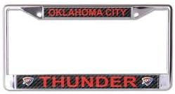 Wincraft Oklahoma City Thunder Carbon S73762 LIC PLT Frame S/L Printed