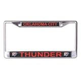 WinCraft Oklahoma City Thunder Carbon S73762 LIC PLT Frame S/L Printed