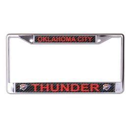 WinCraft Oklahoma City Thunder Carbon S73762 LIC PLT Frame S/L Printed