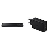 Produkt 1: Farbe: White Samsung Wireless Charger Trio EP-P6300TBEGEU & Schnellladeadapter (65 Watt) EP-T6530, Black