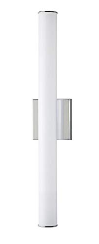 Image of Maxim Lighting Rail 24 inch Bath Vanity Light | Polished Chrome Aluminum Finish | Transitional Indoor Light Fixture | Ideal for Bathrooms & Powder Rooms | Dimmable Damp Rated | 52102PC