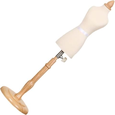 Wiywef 1pc Miniature Manikin Female Cutting Dress Form 1/4 Scale Model Teaching Platform Models DIY Clothing Design Tools Cover