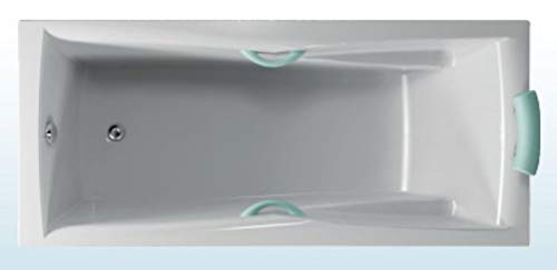 Bañera 160 x 75 Columba acrílico rectangular de alta resistencia 3