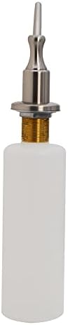 Westbrass D217-5-07 Kitchen Sink Deck Mounted Liquid Soap/Hand Sanitizer Dispenser with Refillable 12 oz Bottle, Polished Nickel (5-Pack) — 사진 4