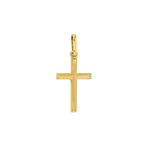 Pendentif croix en Or 375/1000e réf 396161 maille classique