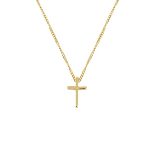 Bijoux pendentif croix ras de cou tendance collier fin ajustable pour femme