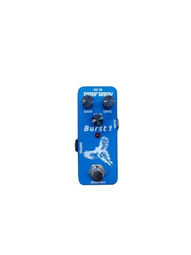 台湾でデザイン/製造、MINIペダルシリーズBurst1 Distortion MINIペダルの一部。ヴィンテージでプロ品質の高インパクトメタルトーン、ハイレンダリングインパクト、ホビーメタルプレーヤーに最適