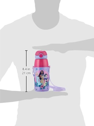 Image of CELLO Kidzbee Series Orb 400 Inner Steel Insulated Water Bottle, 380ml, Purple | 3D Touch & Feel Dream Weavers Design | Leakproof Flip Top Spout, Easy to Carry | Cold Water Bottle for Kids School