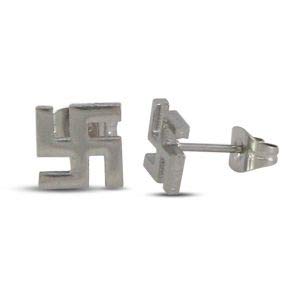Nemichand Jewels Silver 925 Swastik Stud Earrings for Men (B08HH94KHL) Amazon Price History, Amazon Price Tracker