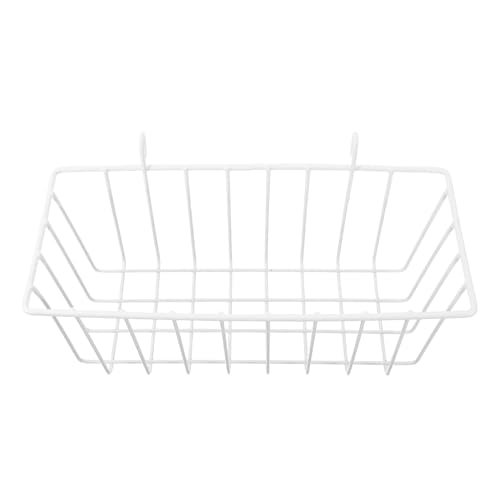 TEHAUX ワイヤー壁掛けバスケット 多機能アイアン収納ラック 小型吊り下げ式バスケット 浴室 キッチン用雑貨収納ホルダー