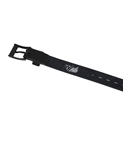Lowlife Single Stud Leather Belt in Black and Silver3