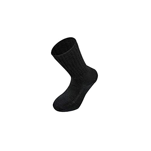 Chaussettes armée norvégienne Highlander robustes et chaudes en maille noire pour homme