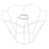 Abat-jour en fil de fer pour cage de lampe - élégant et facile à assortir, il peut être utilisé avec la plupart des plafonniers et lustres, cadres d'abat-jour