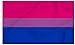 Produktbild Storm&Lighthouse Bi Flagge Pride Flagge LGBTQ Flagge Bisexuell Flagge Stolz Banner, 150 x 90 cm, mit Metalösen für Schwulenstolz feste und paraden Bisexual Flag