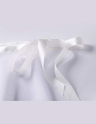 Women Ballet Wrap Skirt Ladies Long Sheer Dance Skirts White #TOP3