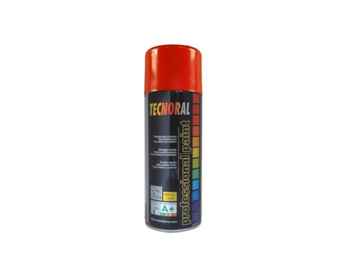 TECNORAL - Bombe de peinture aérosol - Rouge Chine
