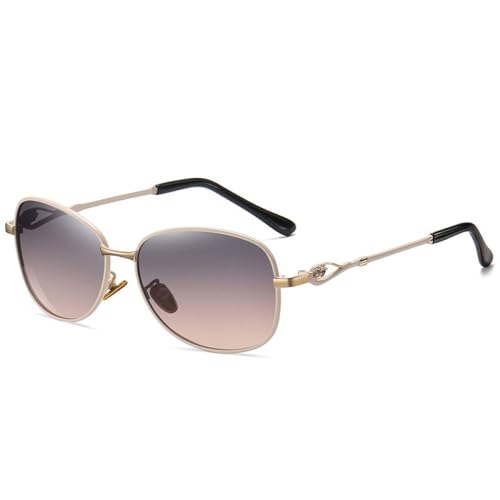 Lunettes de soleil polarisées pour femme avec verres dégradés élégants
