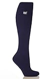 Heat Holders Ladies Extra Long Heat Holders, Indigo, US Shoe Size 5-9, 19 Count