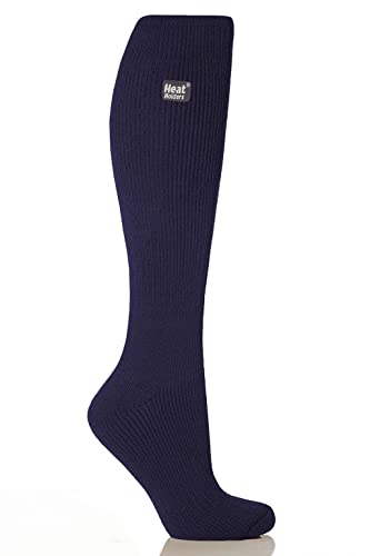 Heat Holders Ladies Extra Long Heat Holders, Indigo, US Shoe Size 5-9, 19 Count