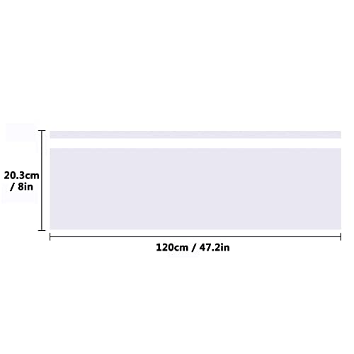 Lanzmyan Car Hood Decal Sticker Dbs007 Universal Hood Racing Body Side Vinyl Modified Stripe Exterior Decoration Decal White #TOP3