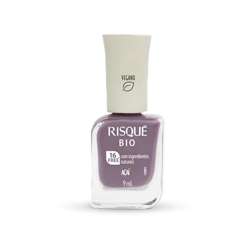 Esmalte Risqué Bio Roxo Cremoso Açaí 9ml
