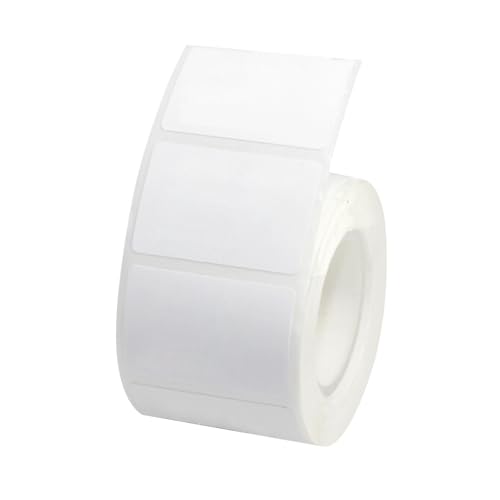 Cocoarm Étiquettes Thermiques Imperméables Autocollants d'étiquettes Auto-adhésives 1,6 X 0,8 Pouces PVC pour Bouteilles Pots Bacs de Stockage Fournitures de Bureau Compatibles avec B11 B21 B3S
