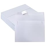 AnutriON5x7 Envelopes, 48 Pack White A7 Envelopes 5x7, Card Envelopes, Printable Envelopes, Quick Self Seal Envelopes, 5x7 Envelopes for Invitations, Greeting Cards Mailing, Photos, Postcards