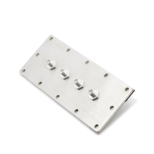 TOJOIN EMI-Filter Vierloch-SMA-Baffle-Baugruppe SMA-Buchse zu SMA-Buchse Schnittstellen Filter für RF Shield Box/HF-Abschirmbox/RF Shield Chamber/HF-Abschirmkammer/HF-Gehäuse/RF Enclosures