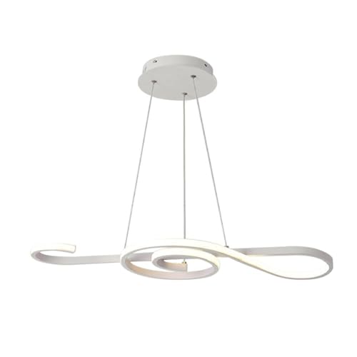 Lustre suspension LED dimmable avec télécommande pour table à manger