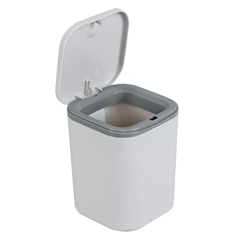 Caneca de basura mini escritorio plástico con tapa 2 L