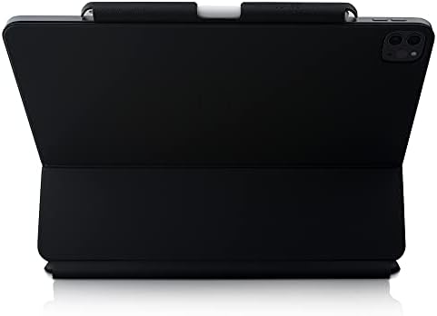 Thankscase Pencil Holder Compatible with Apple Pencil 2nd Gen, to be Used with Magic Keyboard, Smart Keyboard Folio and Smart Folio, Handmade with Leather, Prevent Pencil from Falling. (Black)