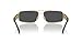 Versace Man Sunglasses Gold Frame, Dark Grey Lenses, 60MM