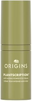 Origins Plantscription Power Anti-Aging Eye Cream | Visibly Reduces Fine Lines & Crow’s Feet | With Peptides, 15 ml