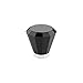 Emtek 86546 Brookmont Series 1 Inch Diameter Black Crystal Designer Cabinet Knob, Pewter