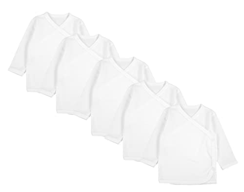 TupTam Baby Langarm Wickelshirt 5er Set aus Oeko-TEX zertifizierten Stoffen...