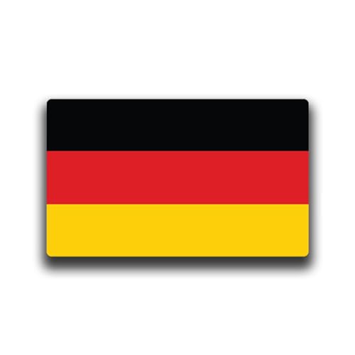 Image of World Country Flag Decal Stickers - Two Pack - for Cars Windows Bumpers Laptops Tablets Tumblers Cups Walls (Germany)
