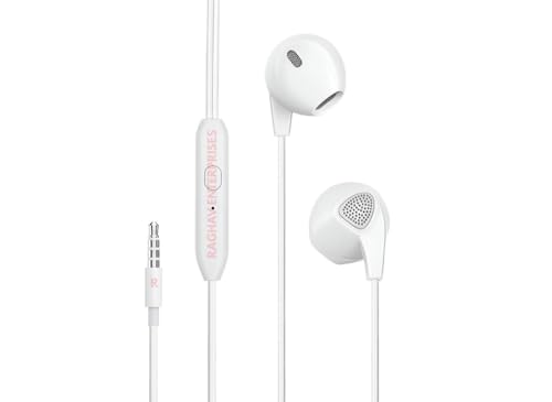 3.5 mm Wired Earphones for Sony Xperia XZ1 in-Ear Headphones with Mic, Super Extra Bass, Melodious Sound, Magnetic Earbuds, Play Start/Stop Volume Control Switch -JN1
