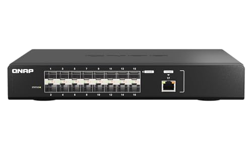 Image of QNAP QSW-M5216-1T-US 16-Port 25GbE Managed Network Switch