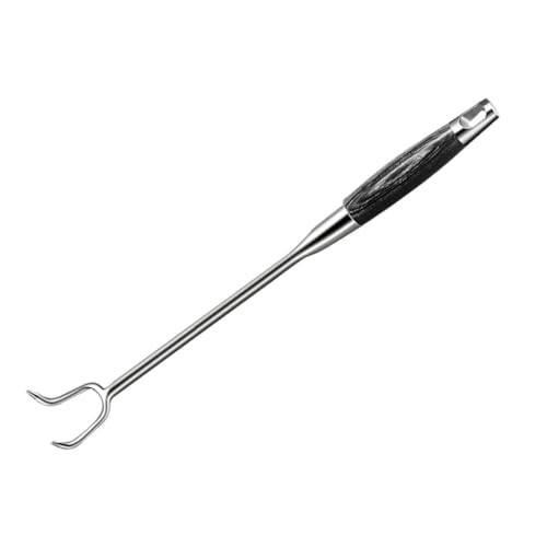 STOBAZA Cooking Barbecue Turner Hook Meat Flipper for Restaurant Meat Hanging Hooks Stainless Steel