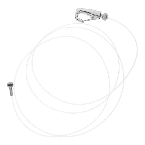 WESIEVYA Sistema Nylon Cuadros para Cuerda de Ajustable Colgar con y Acero Inoxidable , Gancho Resistente en Versátil para Paredes y Techos de