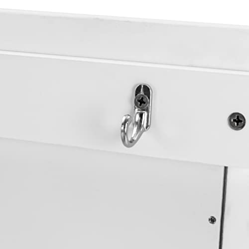 Gdrasuya10 Wall Mounted Ironing Board, Wall Mounted Ironing Board Cabinet Foldable With Mirror, Ironing Board Size: 33.46 X 13.9In #TOP7