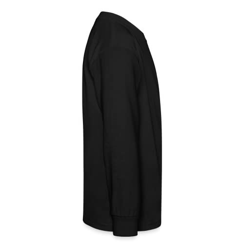 Spreadshirt Hockey Goalie Silhouette Kids' Long Sleeve T-Shirt, M, Black #TOP4