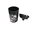 4 Pack Stub Out Glow in the Dark Cup-style Self-extinguishing Cigarette Ashtray - Butt Bucket -Portable Ashtray Black Auto Car Home