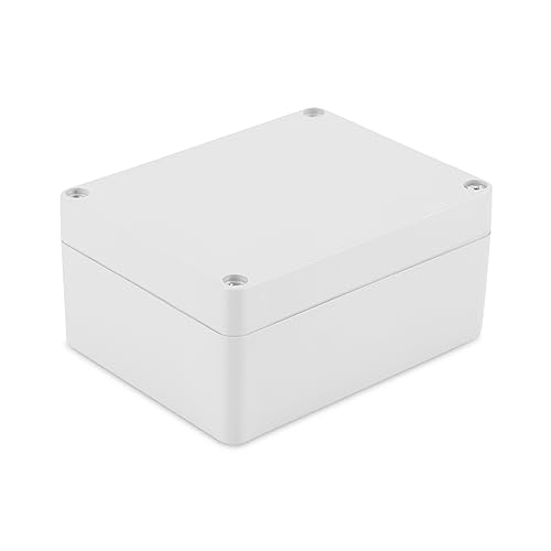White Junction Box, Abs Ip65 Waterproof Universal Electrical Boxes Project Enclosure Indoor Outdoor Wiring Connection Box (4.52X3.54X2.16 Inch) #TOP10