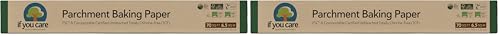 If You Care Parchment Baking Paper, Roll, 70 Sq Ft, Unbleached | Chlorine Free | Greaseproof | Silicone Coated | Pack of 2