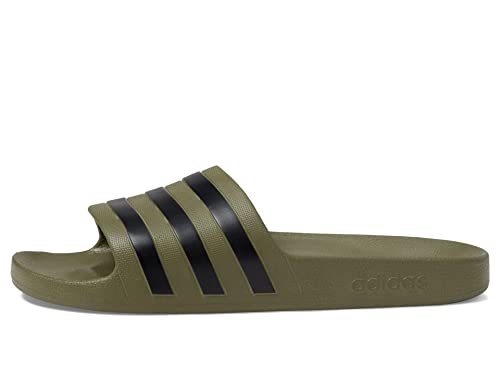 Image of adidas Mens Adilette Aqua Slide Casual Sandals Casual - Black