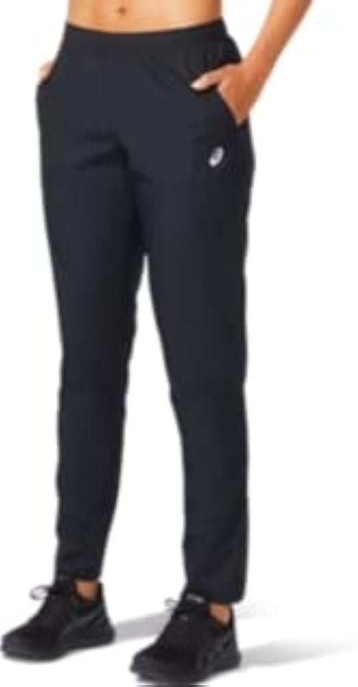 asics silver woven pant